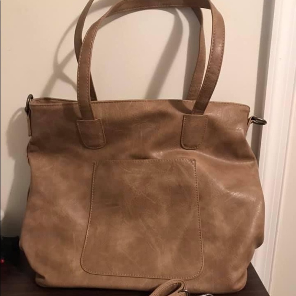 Terri Traveler Zip Tote Handbag by Joy Susan